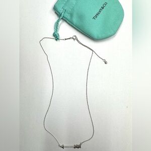 Tiffany & Co . Graffiti arrow necklace